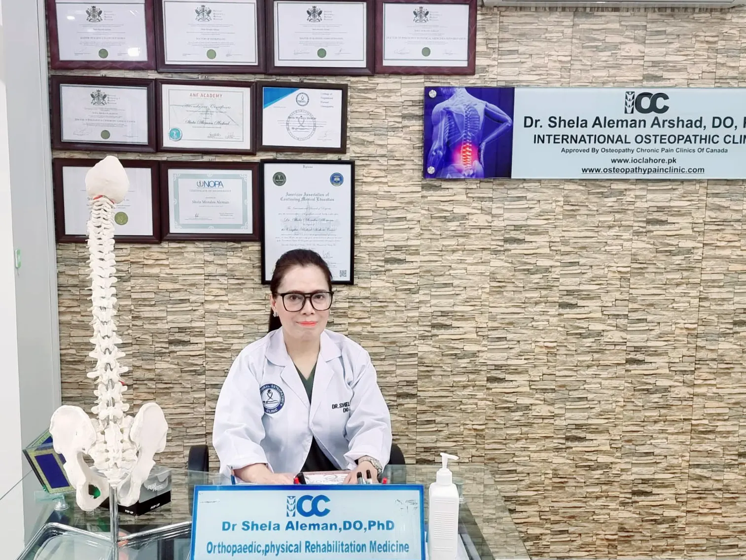 Dr. Shela Aleman Arshad - IOC Lahore Owner